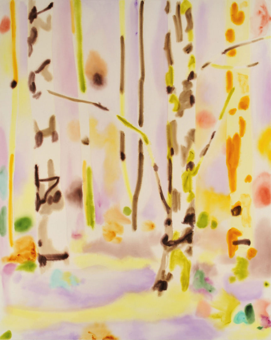丸山直文「puddle in the woods 5」2010年 アクリル、綿布 227.3×181.8cm 作家蔵 ©Naofumi Maruyama, Courtesy of ShugoArts